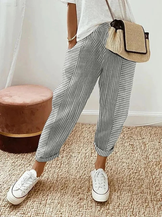 Lily | Gestreepte Broek