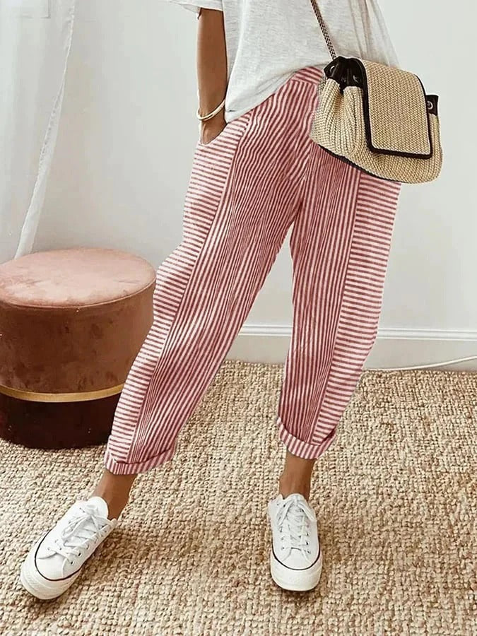 Lily | Gestreepte Broek