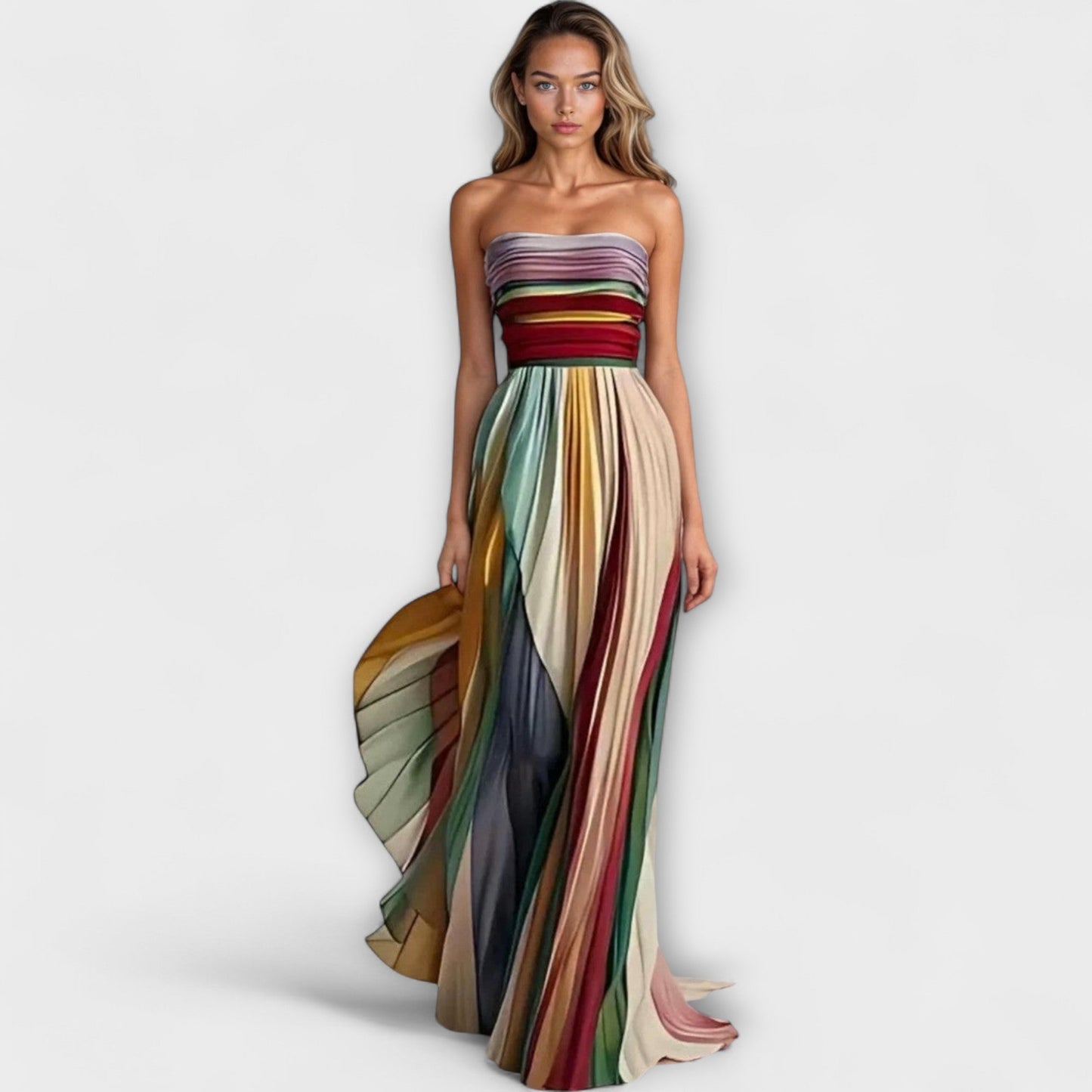 Linnea | Strapless Maxi Jurk