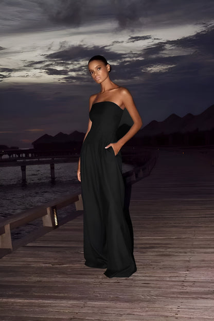 Emma | Strapless Jumpsuit