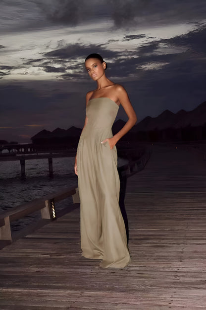 Emma | Strapless Jumpsuit