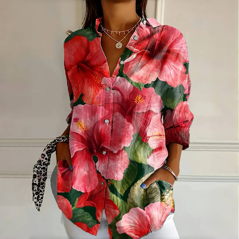Amelia | Bloemenprint blouse