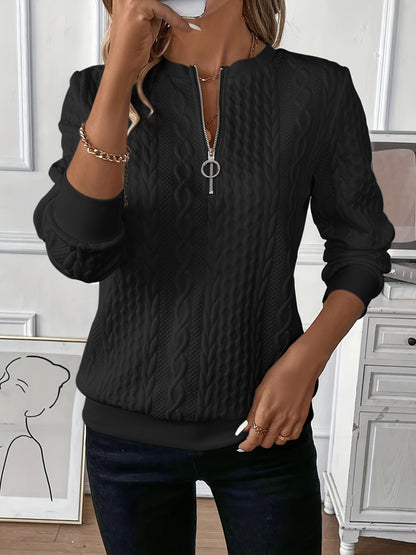 Lucy | Sweater met rits
