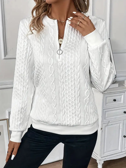 Lucy | Sweater met rits