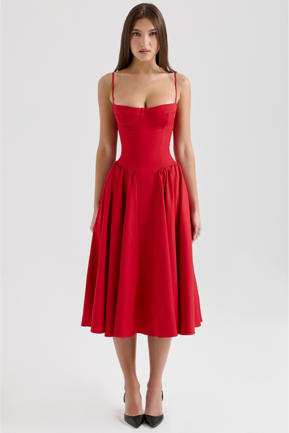 Celine | Midi-jurk