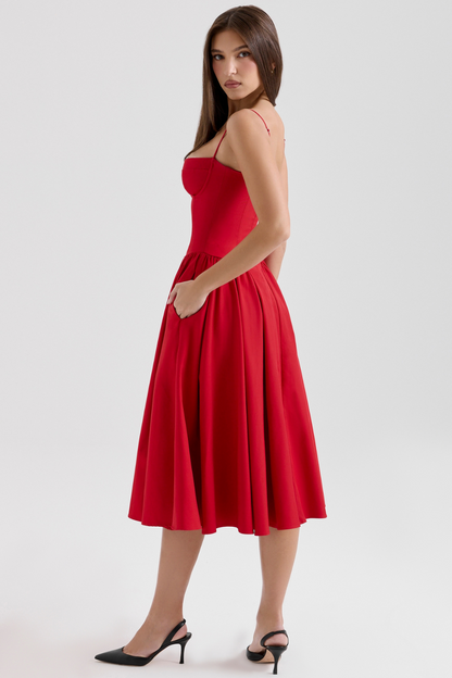 Celine | Midi-jurk