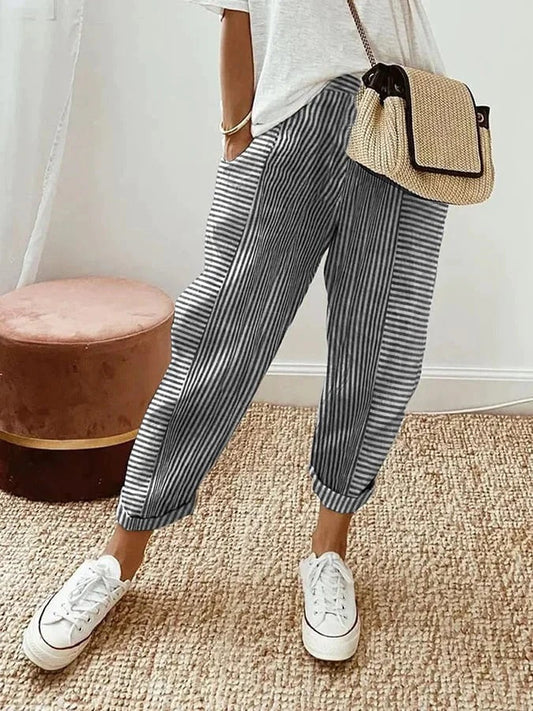 Lily | Gestreepte Broek