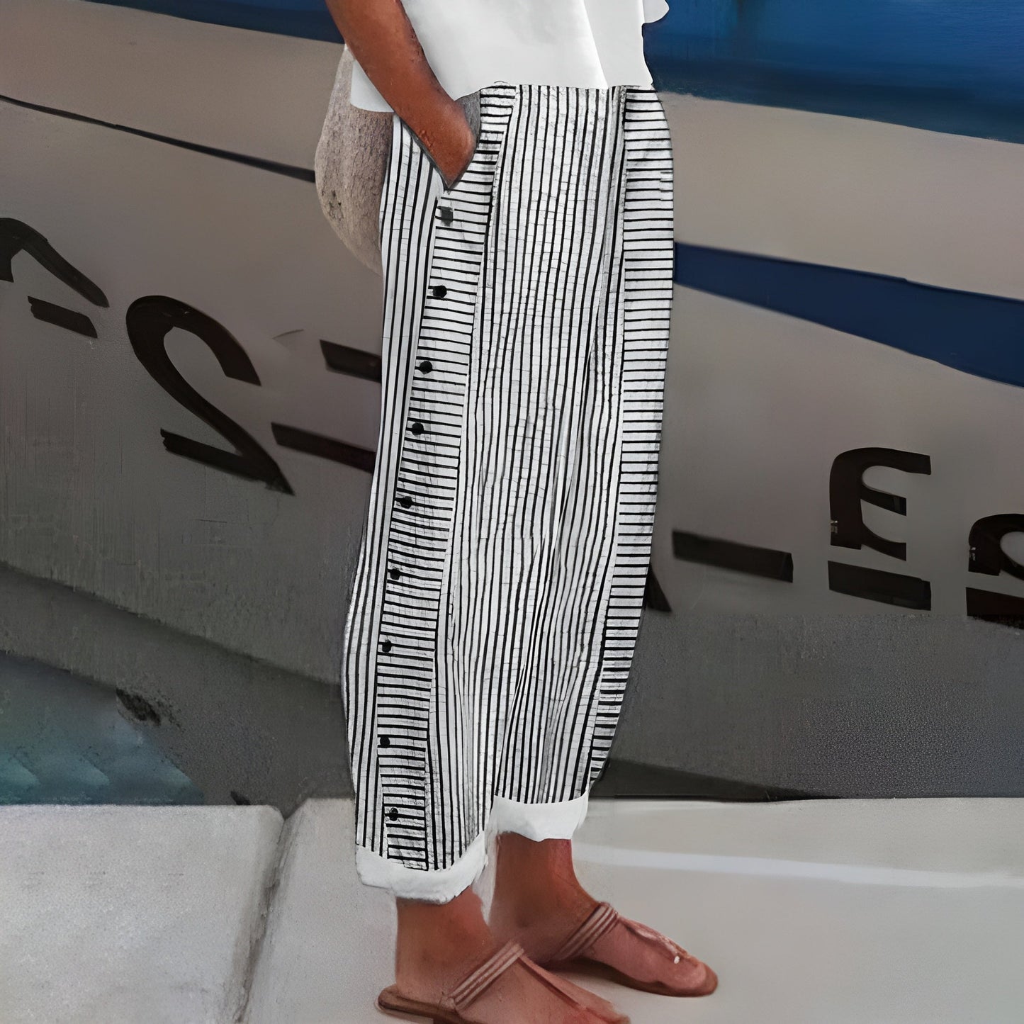 Joya | Linnen broek