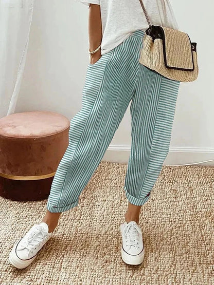 Lily | Gestreepte Broek