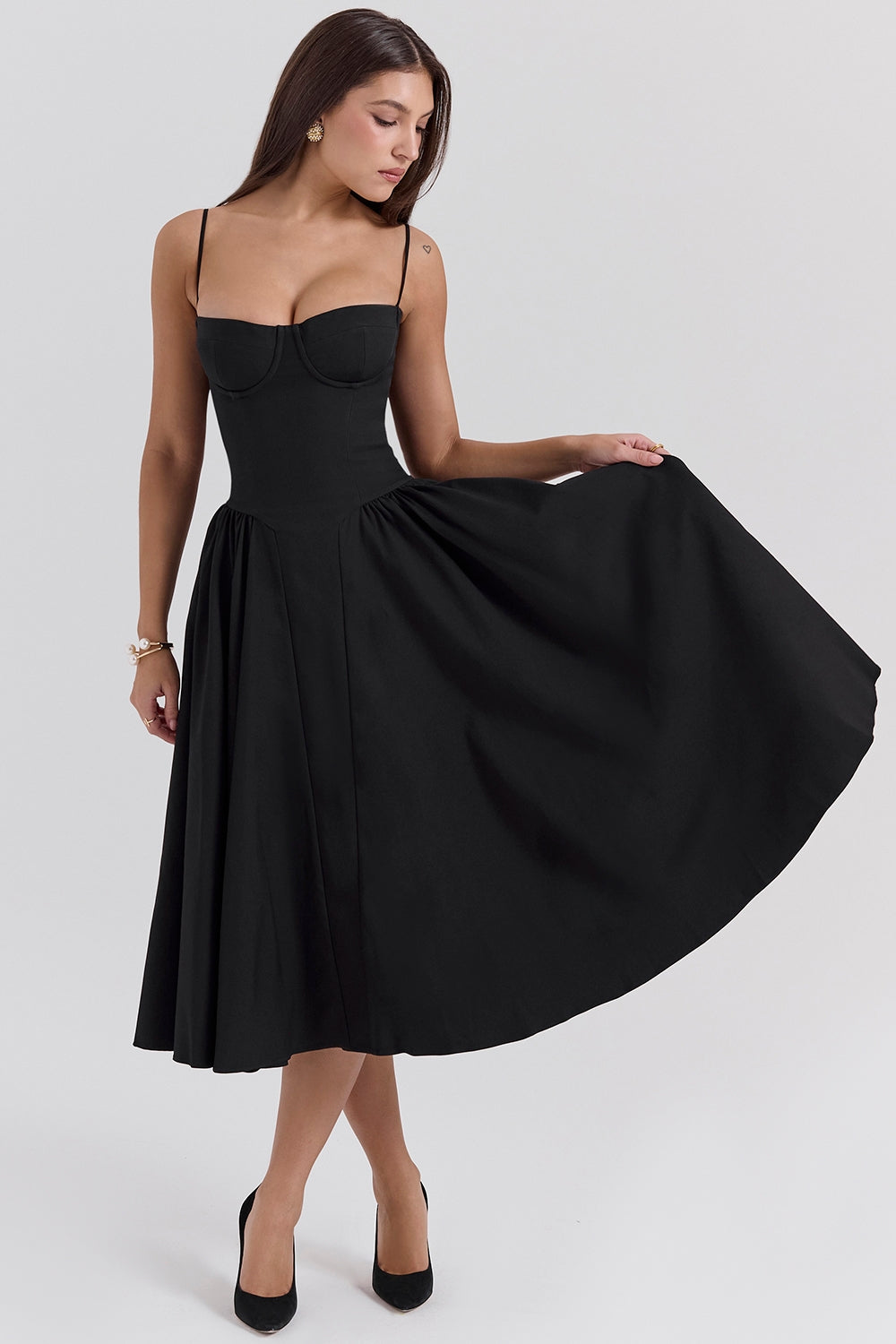 Celine | Midi-jurk