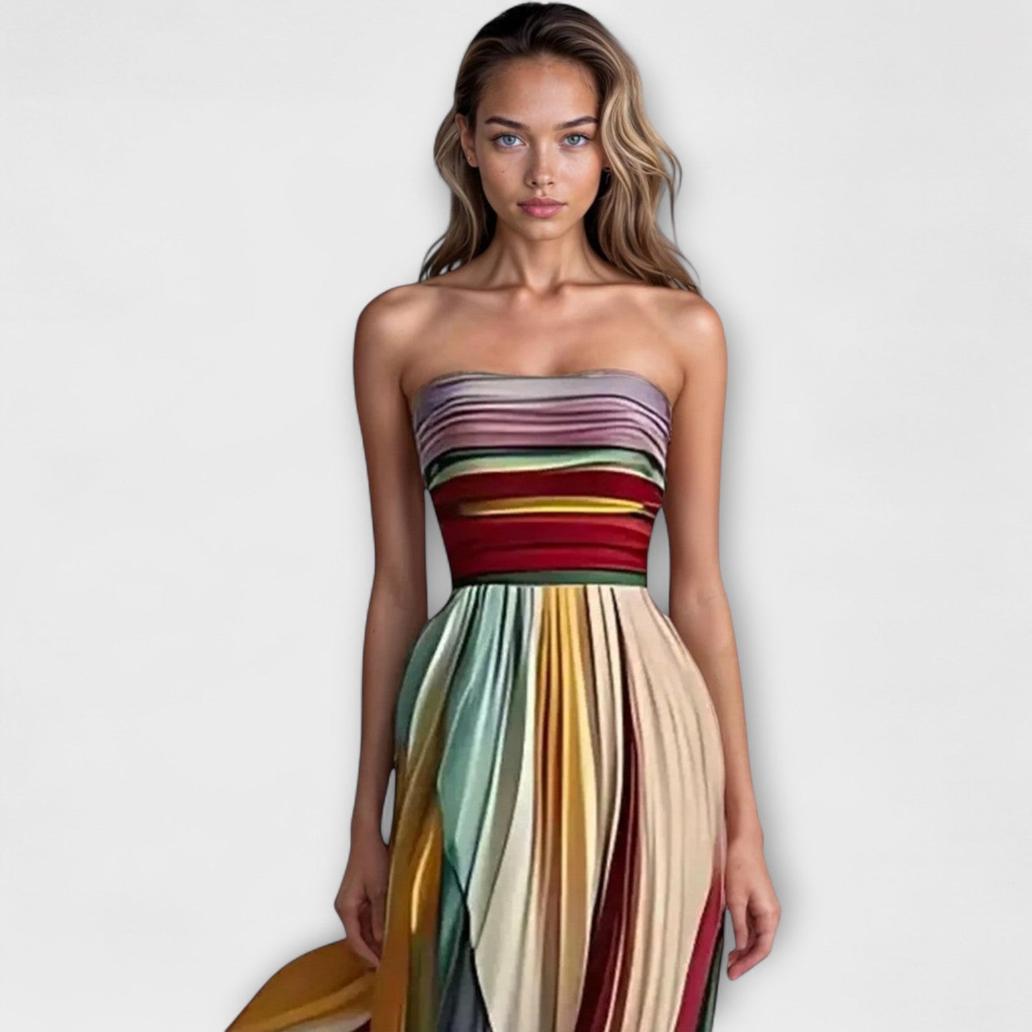 Linnea | Strapless Maxi Jurk